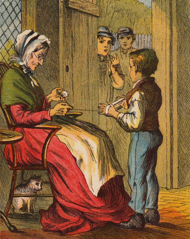 Pokušení (barevná litografie) od English School