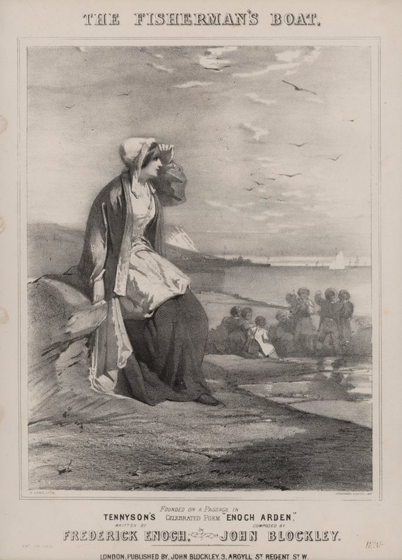 Tennysonův Enoch Arden (litografie) od English School