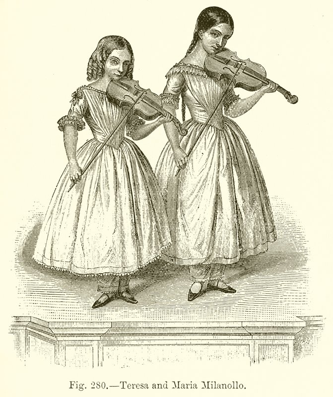 Teresa a Maria Milanollo od English School