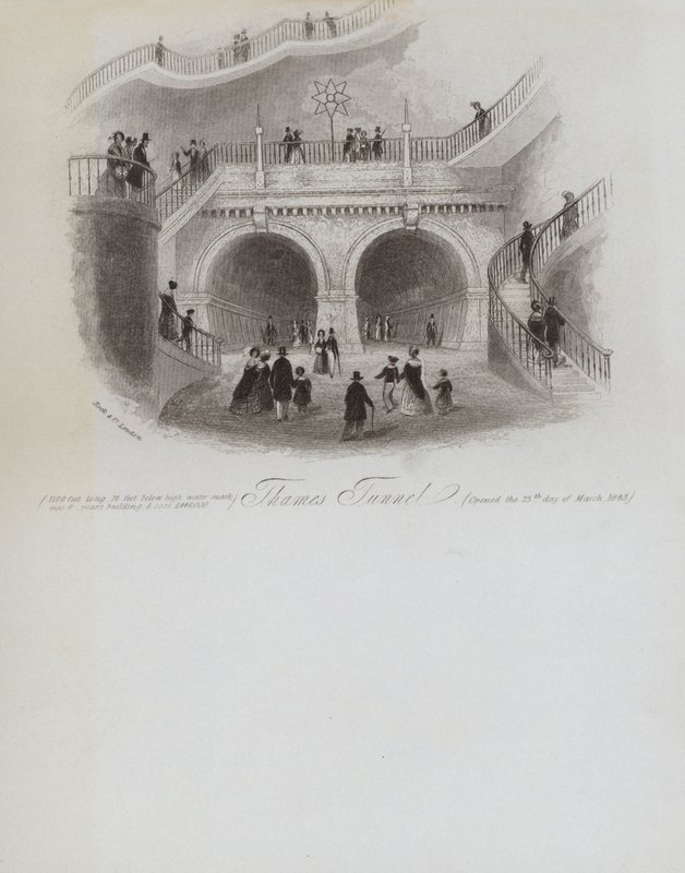 Thames Tunnel (rytina) od English School
