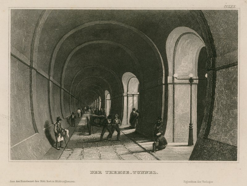Temžský tunel od English School