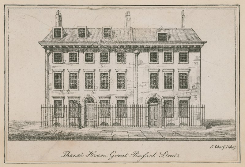 Thanet House, Great Russell Street, Londýn od English School
