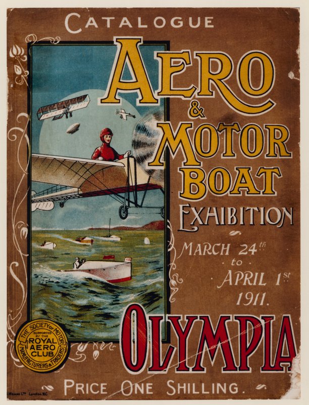 Výstava leteckých a motorových lodí v Olympii, 1911 od English School