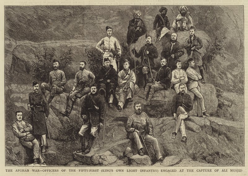 Afghánská válka, důstojníci 51. (King