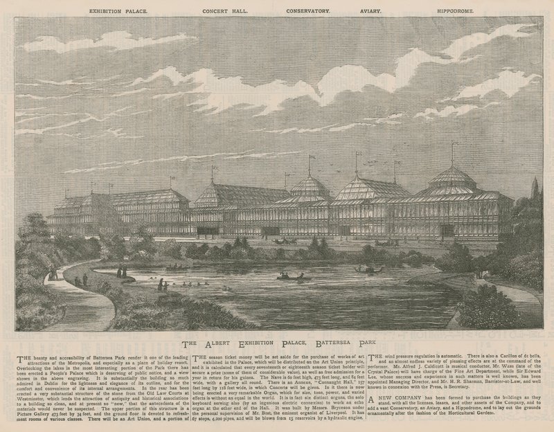 Výstava Albert v parku Battersea od English School