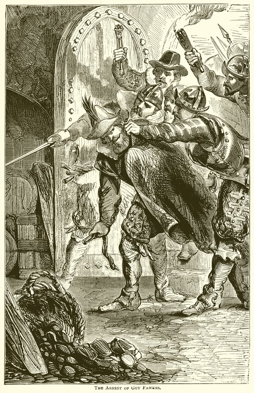 Zatčení Guye Fawkese od English School