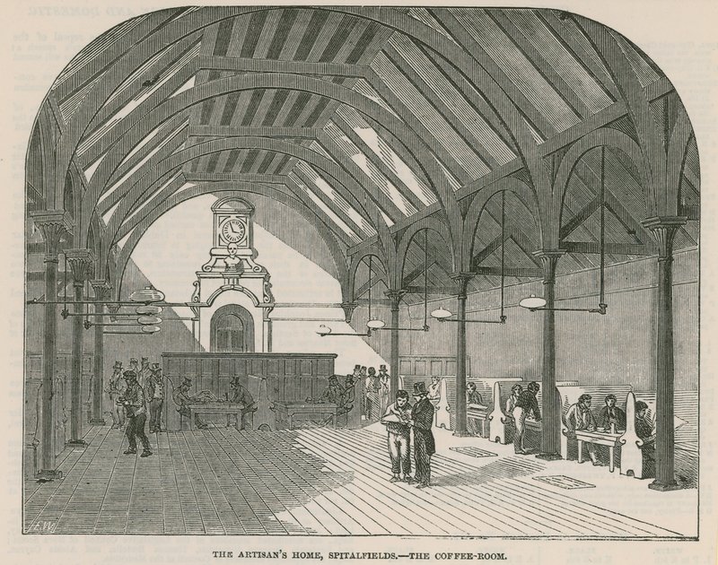 The Artisans Home, Spitalfields - The Coffee Room od English School