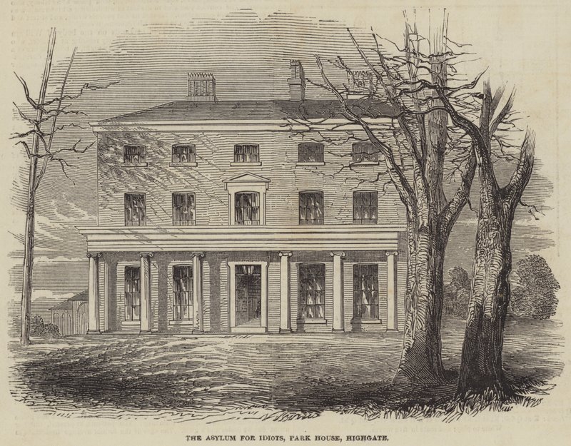 Azyl pro idioty, Park House, Highgate od English School