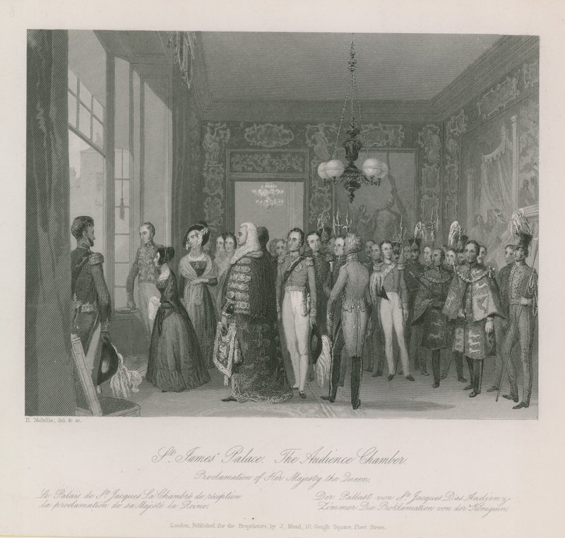 Audienční komora paláce svatého Jakuba od English School
