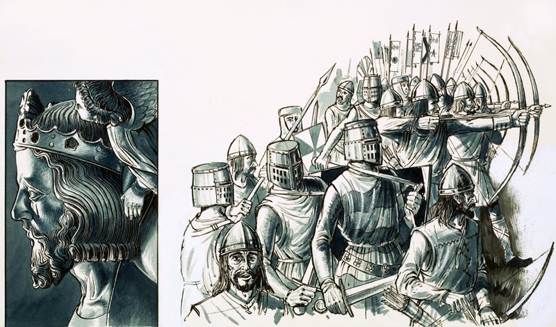 Bitva o Bannockburn od English School