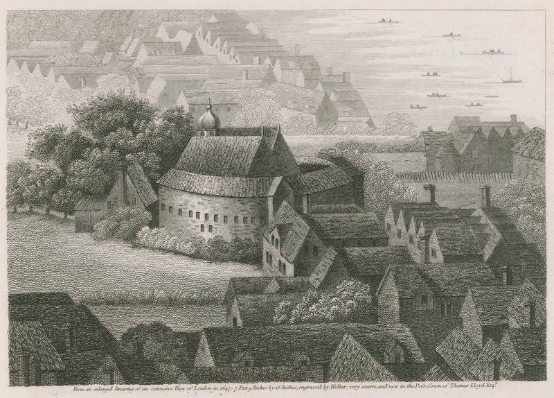 Medvědí zahrada, Bankside, Southwark, Londýn od English School