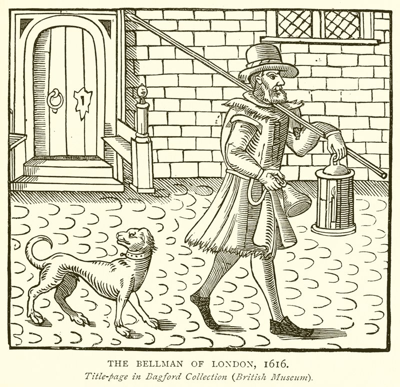 Zvoník z Londýna, 1616 od English School