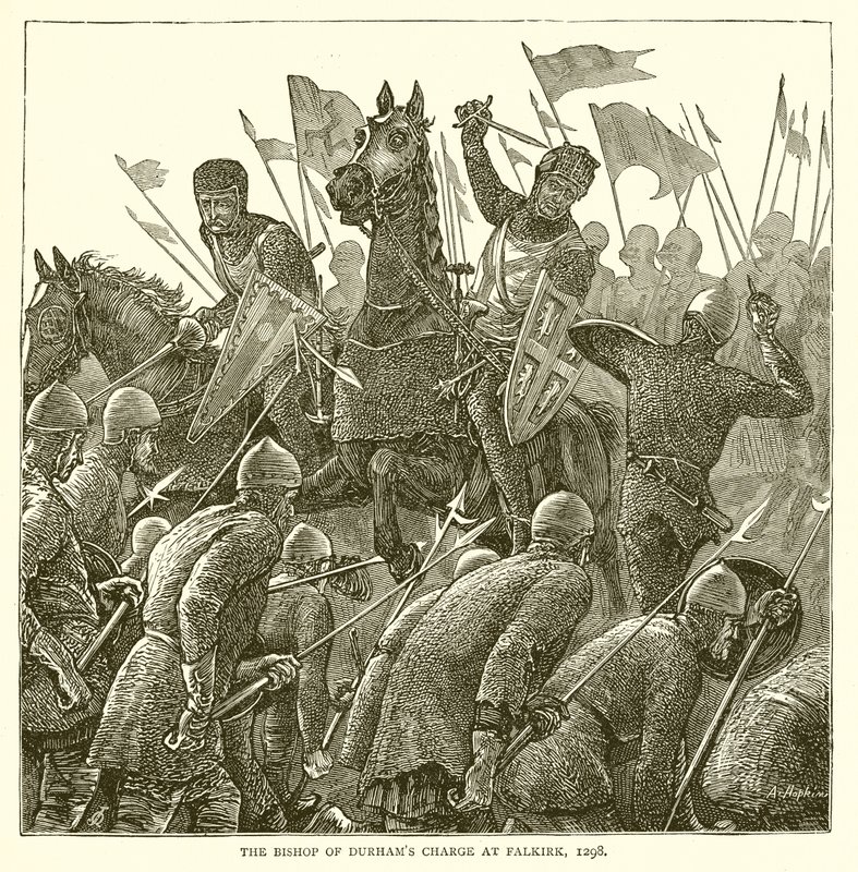 Bishop of Durhams Charge ve Falkirku, 1298 od English School