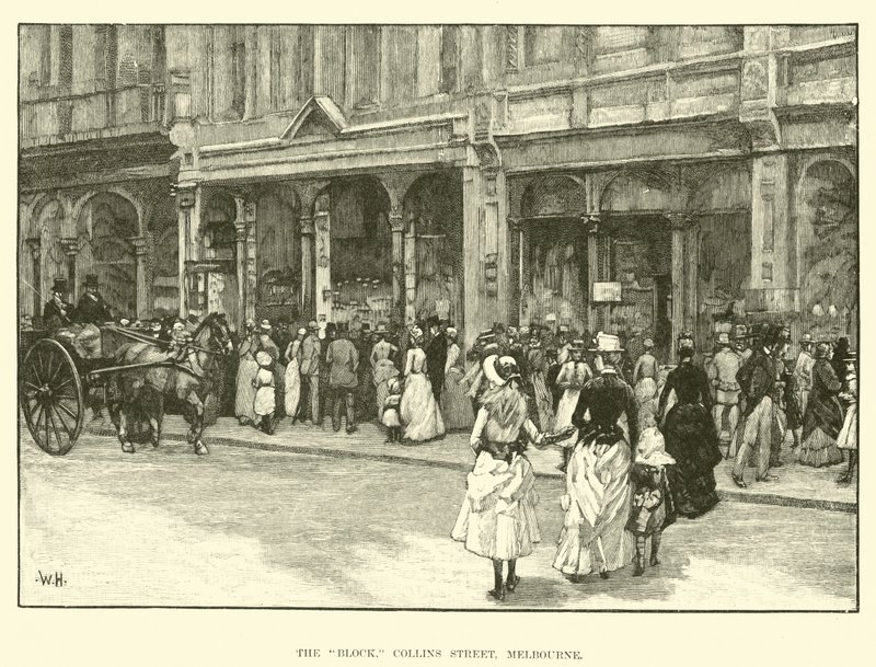 The Block, Collins Street, Melbourne od English School