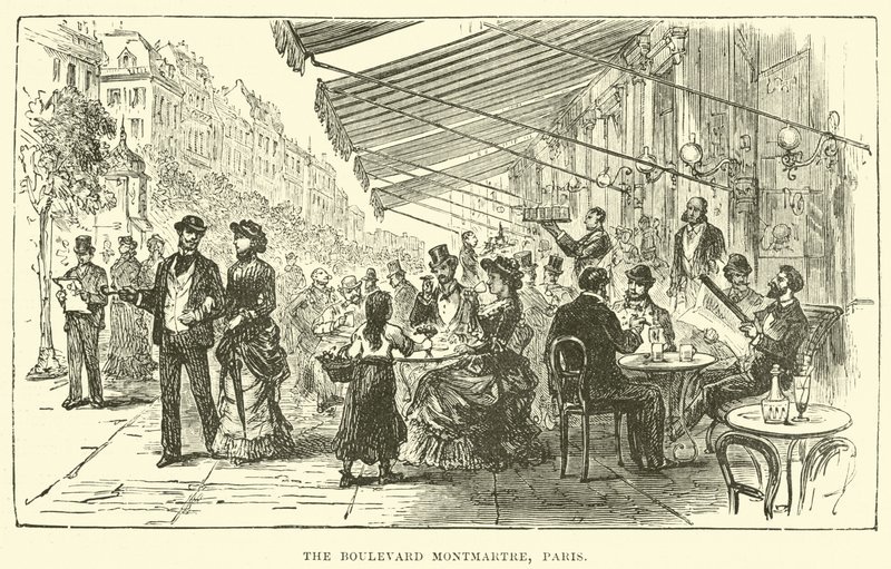 Boulevard Montmartre, Paříž od English School