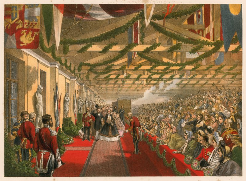 The Bricklayers Arms Station, 7. března 1863 od English School