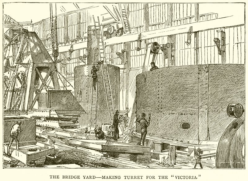 The Bridge Yard - Výroba věžičky pro Victorii od English School