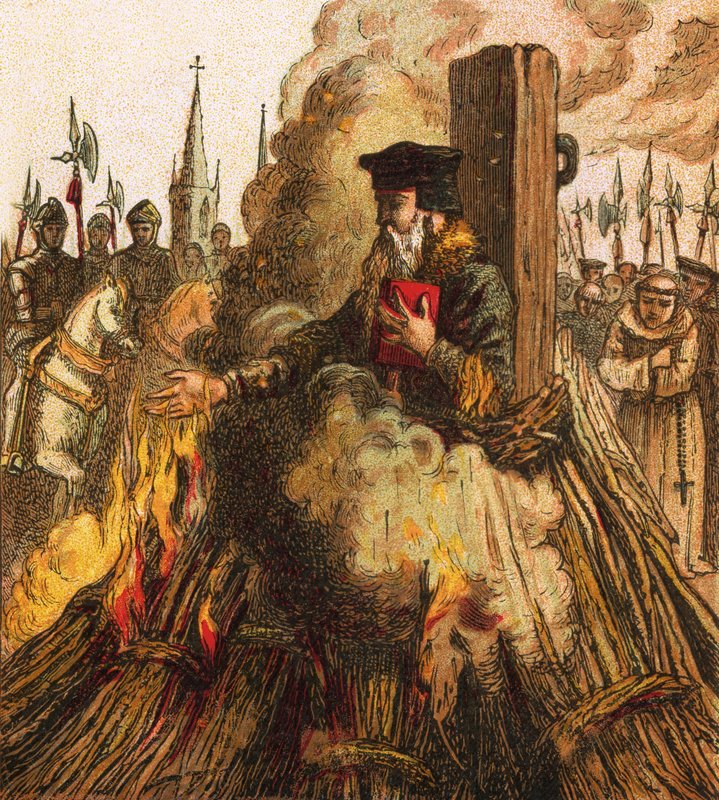 The Burning of Cranmer od English School