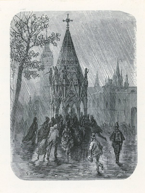 Pitná fontána Buxton Memorial, St Margarets Westminster od English School