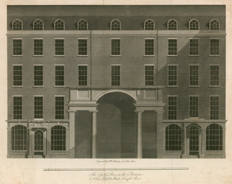 The Capital Prize, 13 Pickett Street, Temple Bar, Londýn od English School