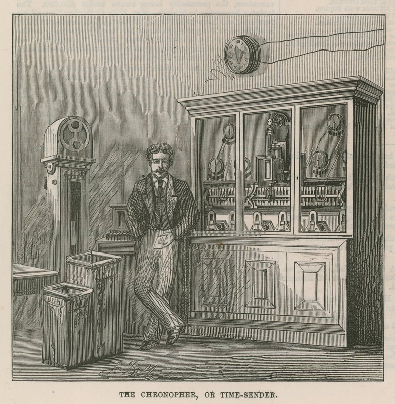 Telegrafní zřízení Central Post Office: Chroniopher neboli odesílatel času od English School