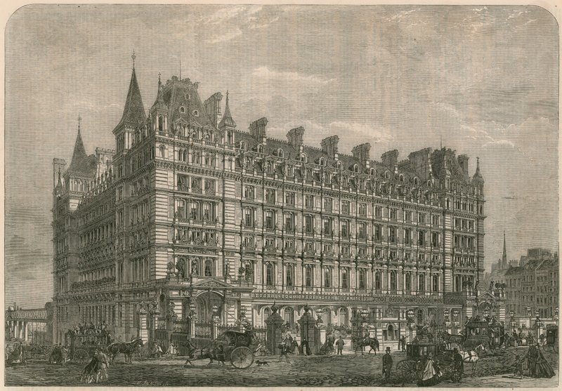 Nádraží a hotel Charing-Cross od English School