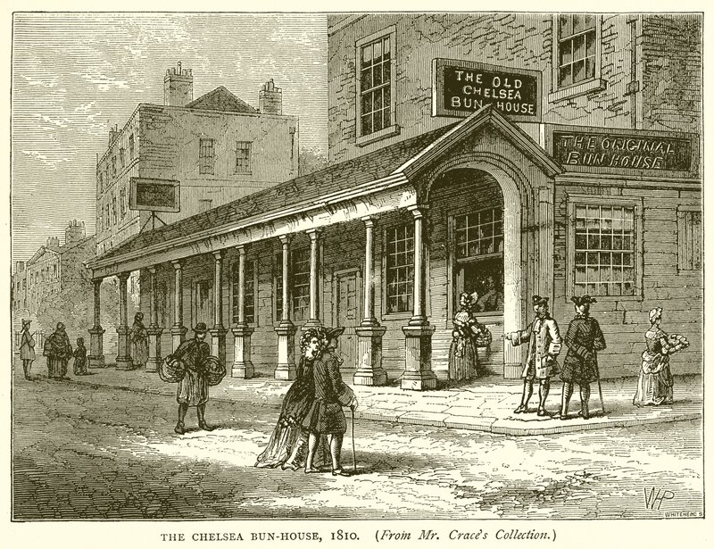Bun-House Chelsea, 1810 od English School
