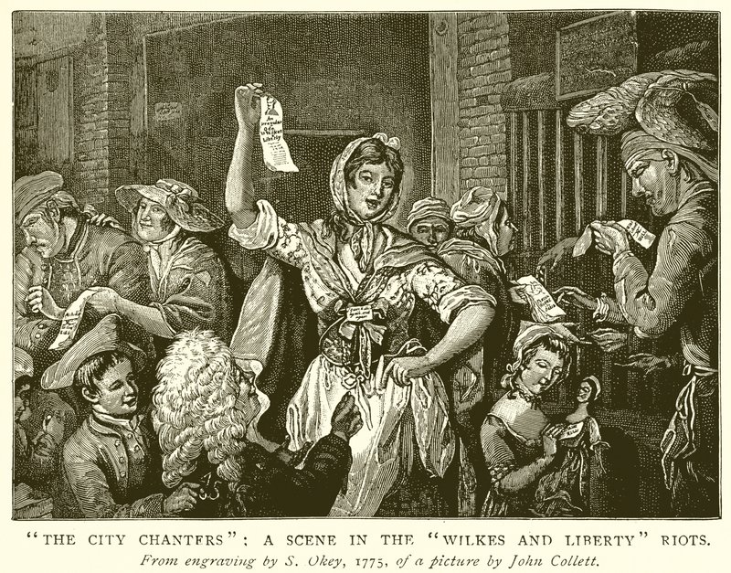 The City Chanters: Scéna ve Wilkes a Liberty Riots od English School