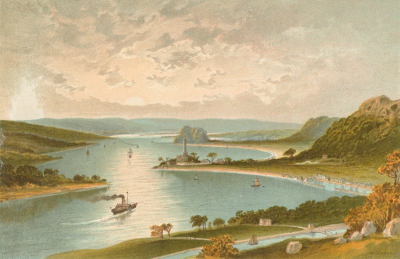 Clyde z Dalnotter Hill od English School