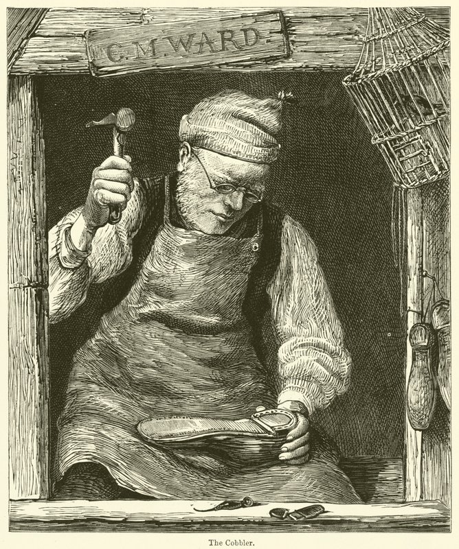 The Cobbler (rytina) od English School