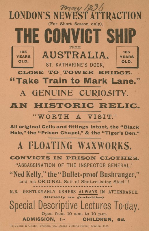 The Convict Ship z Austrálie od English School