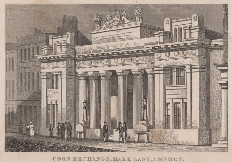 Corn Exchange, Mark Lane, Londýn od English School