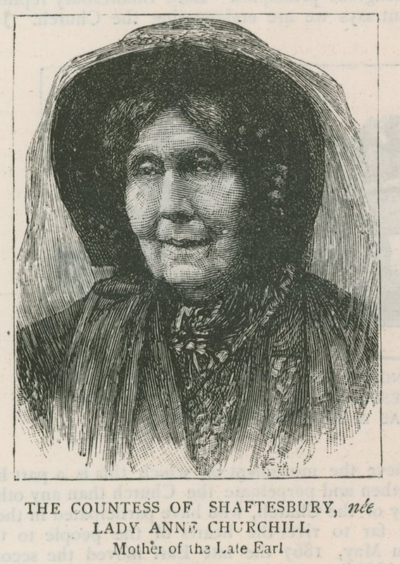 Hraběnka ze Shaftesbury, rozená lady Anne Churchill od English School