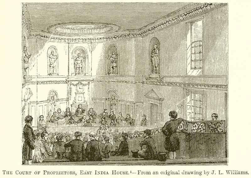 The Court of Proprietors, East India House od English School