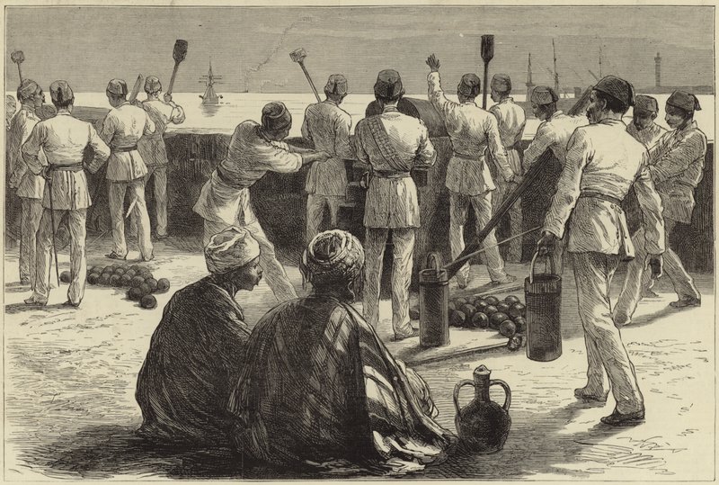 Krize v Egyptě - Alexandrie od English School