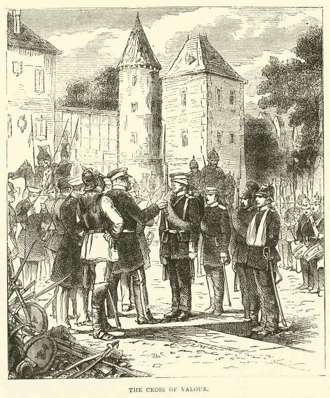 Kříž statečnosti, září 1870 od English School
