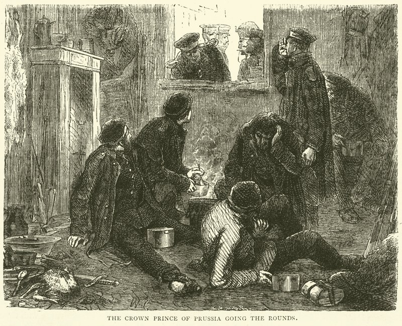 Kruhový korunní princ Pruska, listopad 1870 od English School