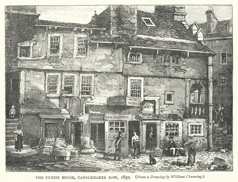 Dům Cunzie, Candlemaker Row od English School