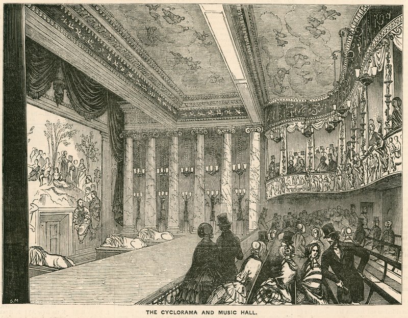 Cyclorama and Music Hall v Koloseu v Londýně od English School