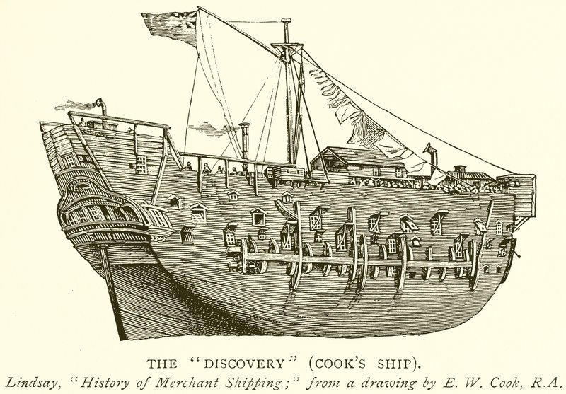 The Discovery (Cooks Ship) od English School