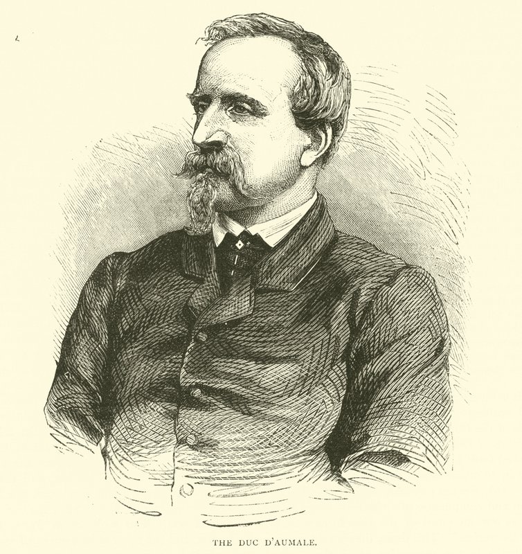 Vévoda dAumale, březen 1871 od English School