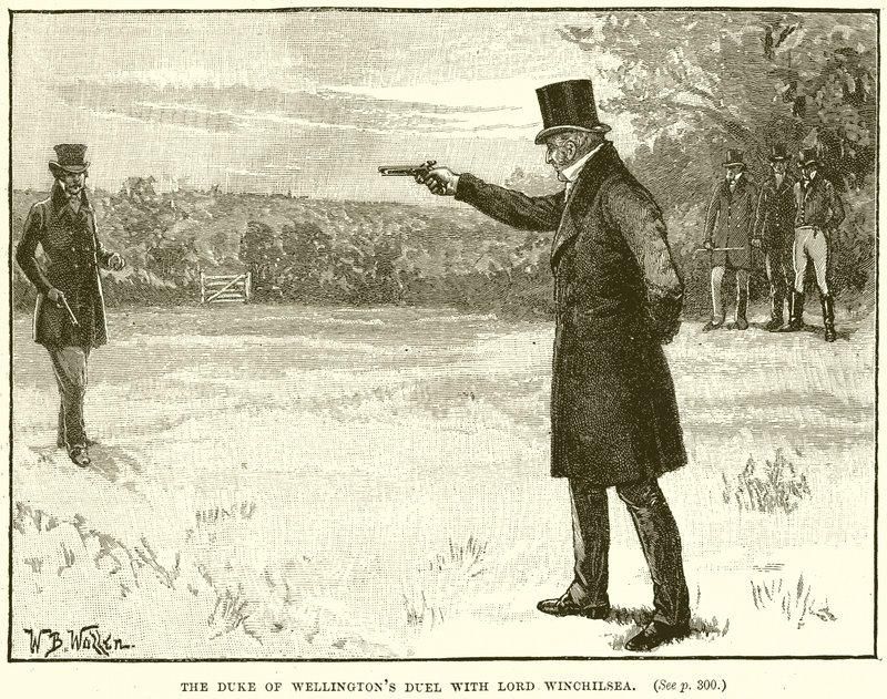 Duel vévody z Wellingtonu s lordem Winchilseou od English School