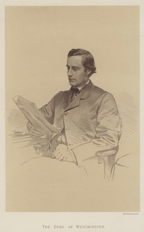 vévoda z Westminsteru (litho) od English School