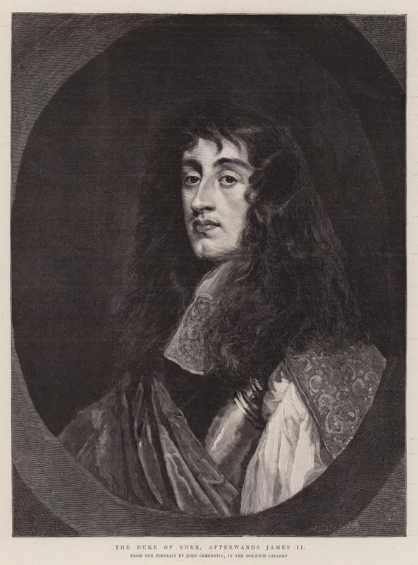 Vévoda z Yorku, poté James II (rytina) od English School