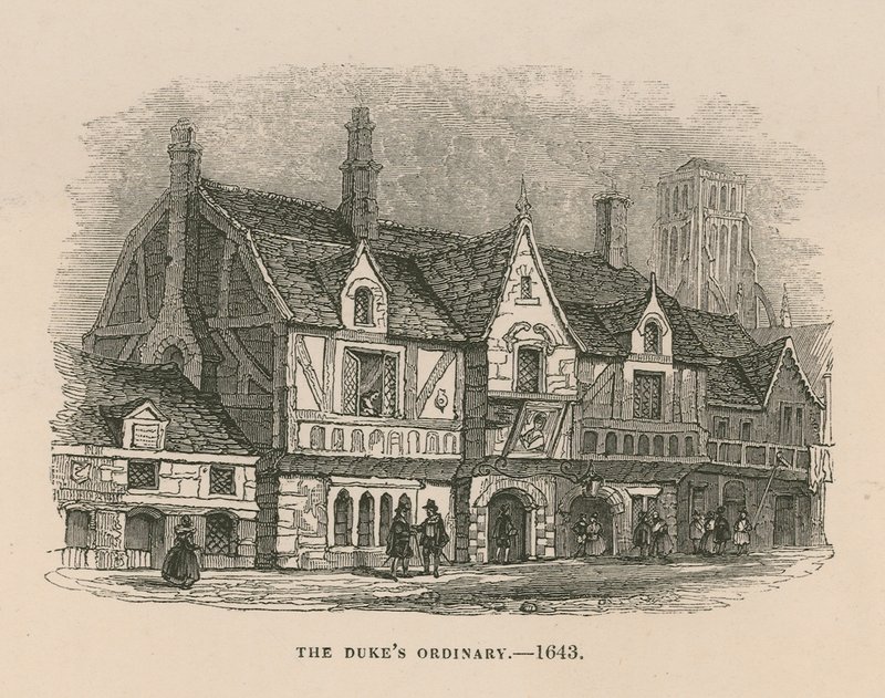 Ordinář vévodů, 1643 od English School