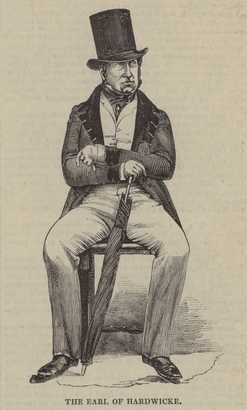 The Earl Of Hardwicke (rytina) od English School