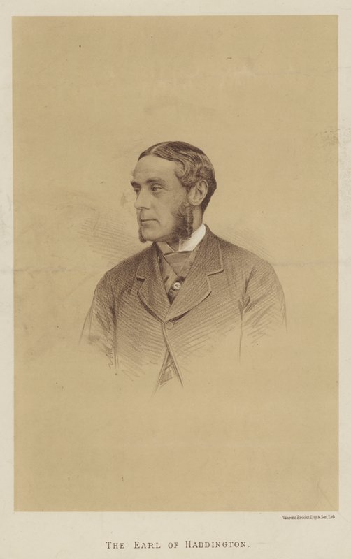 hrabě z Haddington (litho) od English School