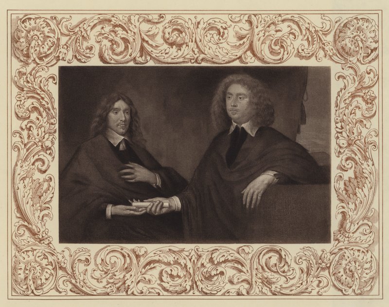 Hrabě z Lauderdale (vpravo) a hrabě z Lanarku (poté druhý vévoda z Hamiltonu) (litho) od English School