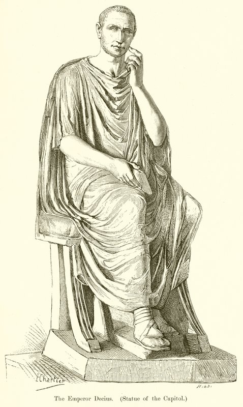 Císař Decius. (Socha Kapitolu) od English School