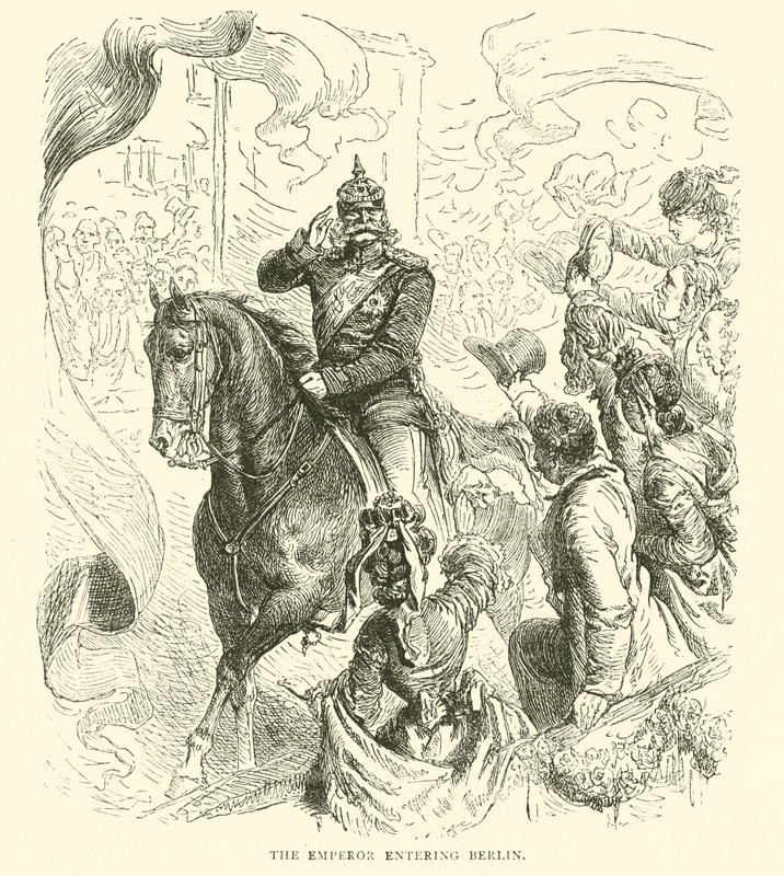 Císař vstupuje do Berlína, březen 1871 od English School
